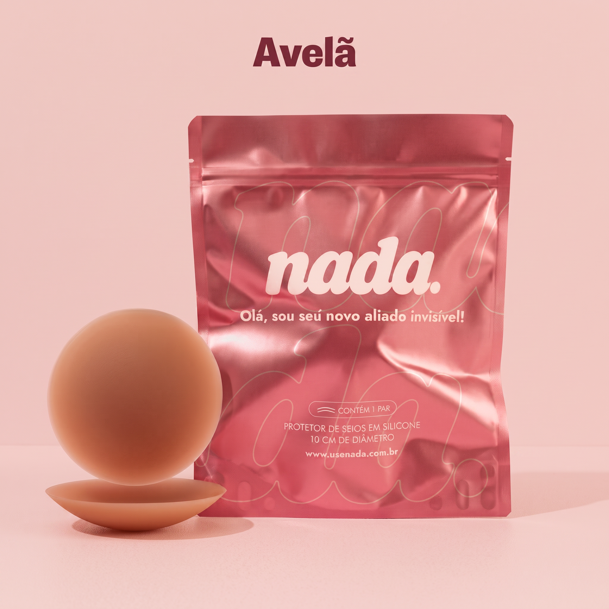 Protetor nada. na cor Avelã com embalagem